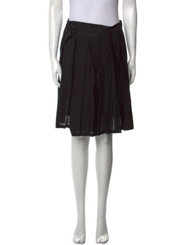 Art School Skirts Pleated Accents Knee-Length Skirt S
