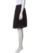 Art School Pleated Accents Knee-Length Skirt