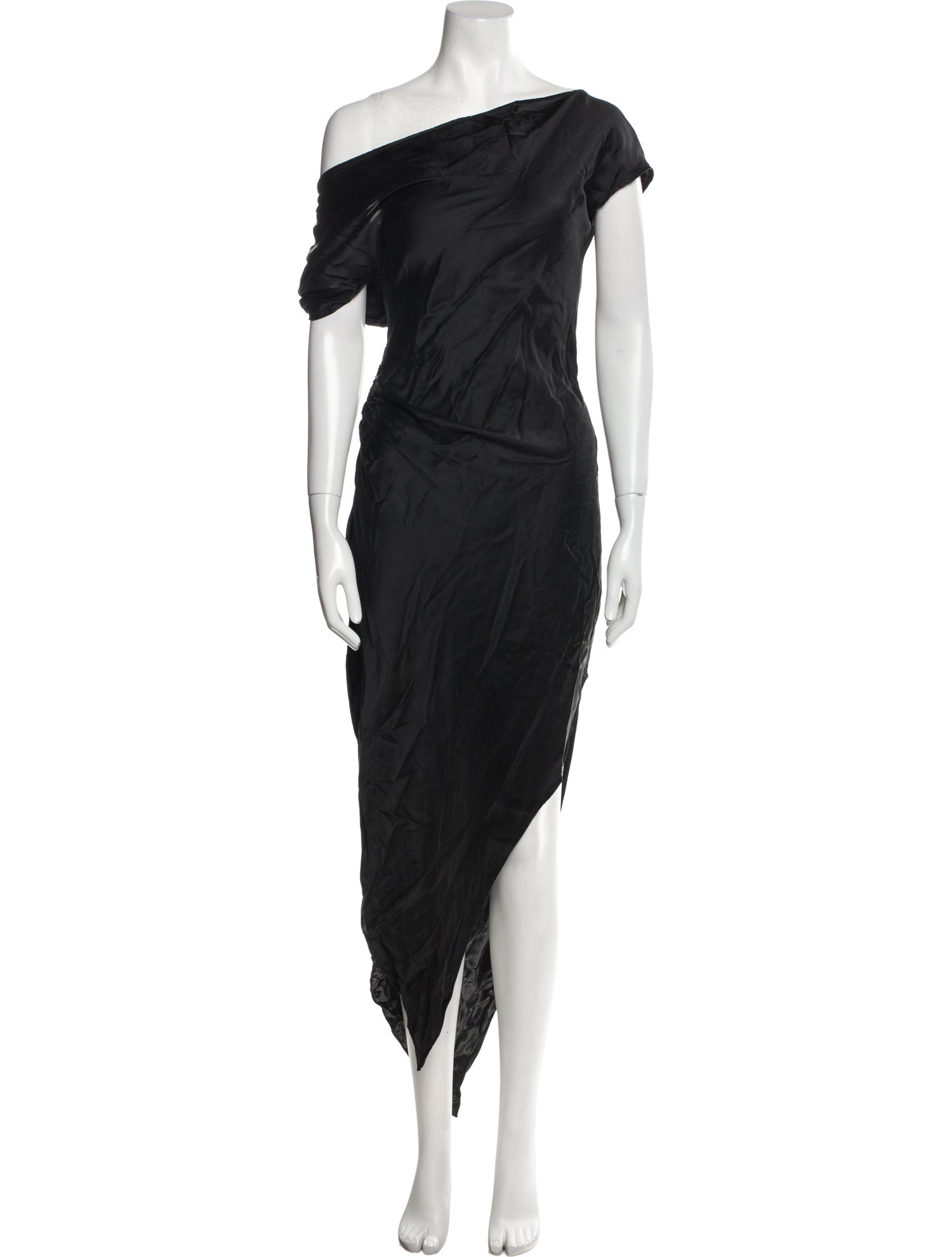 Art School Silk Midi Length Dress