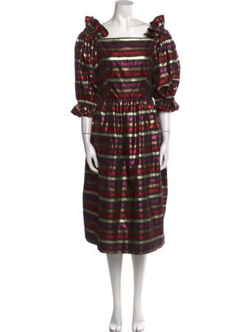 Adele Simpson Dresses Vintage Midi Length Dress XS