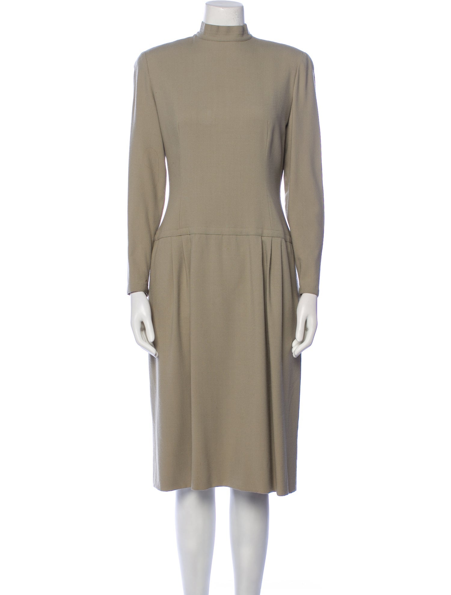 Adele Simpson Wool Knee-Length Dress