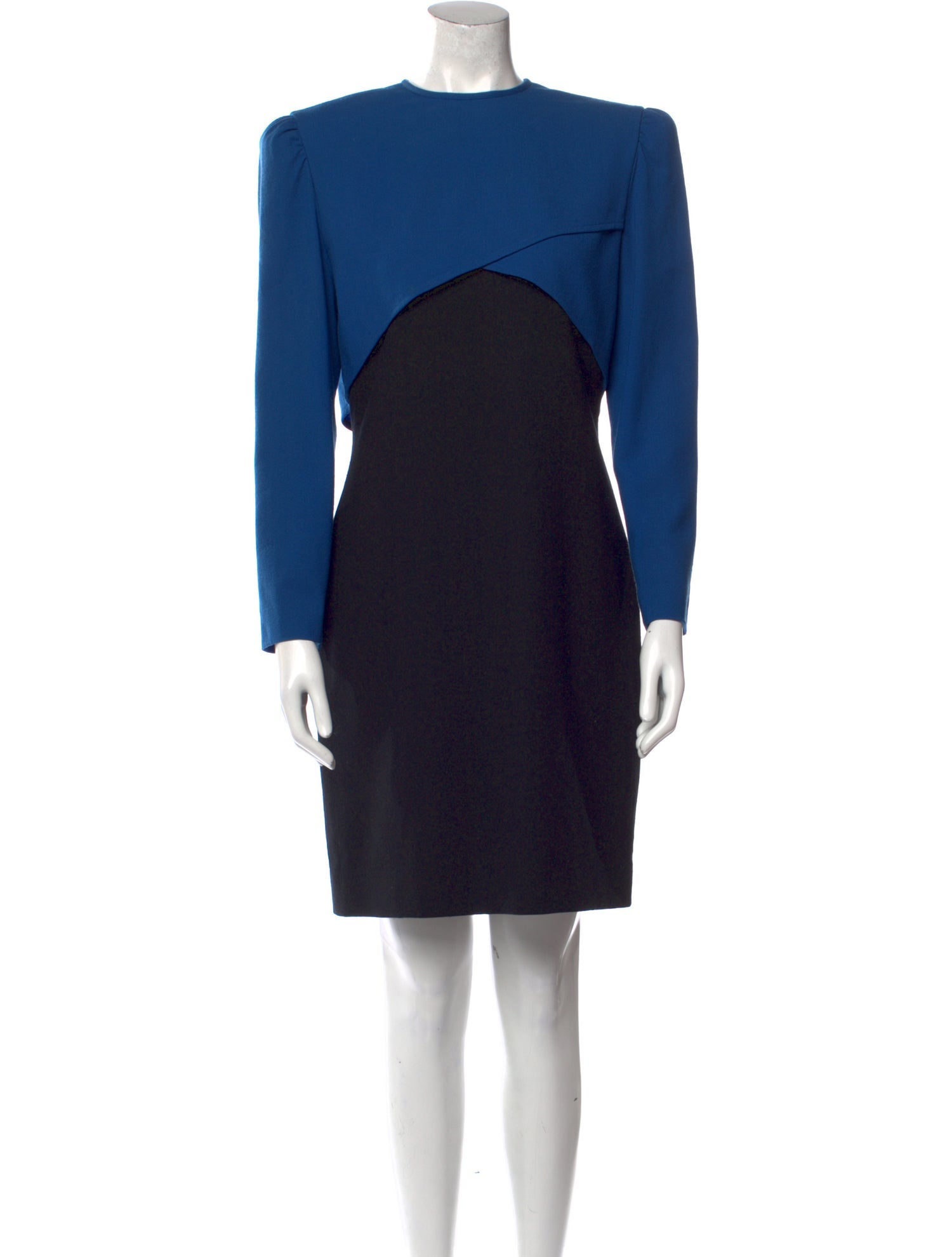 Adele Simpson Wool Mini Dress