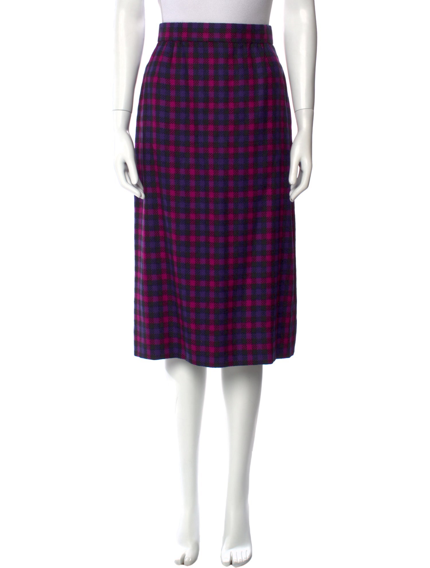 Adele Simpson Wool Knee-Length Skirt