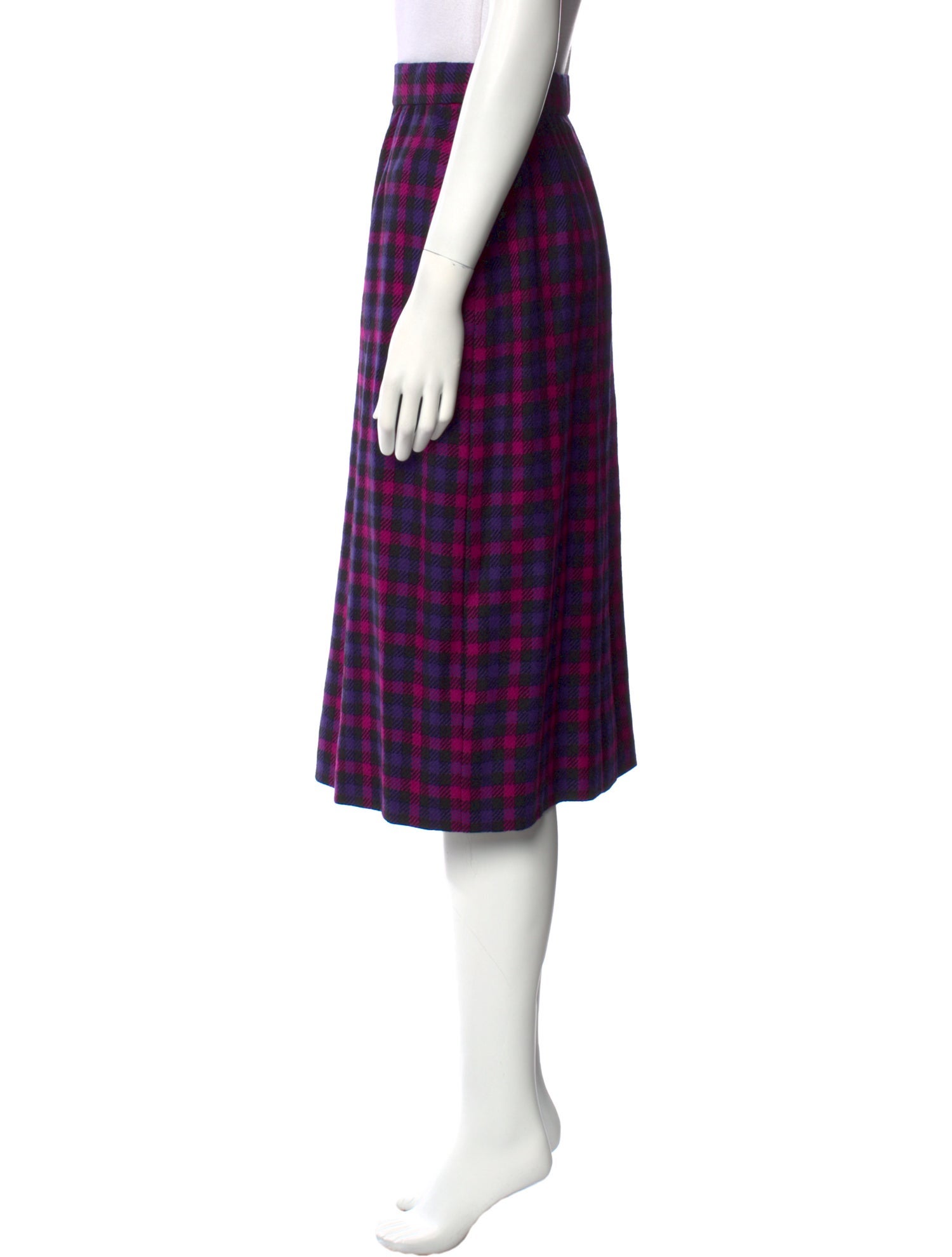 Adele Simpson Wool Knee-Length Skirt