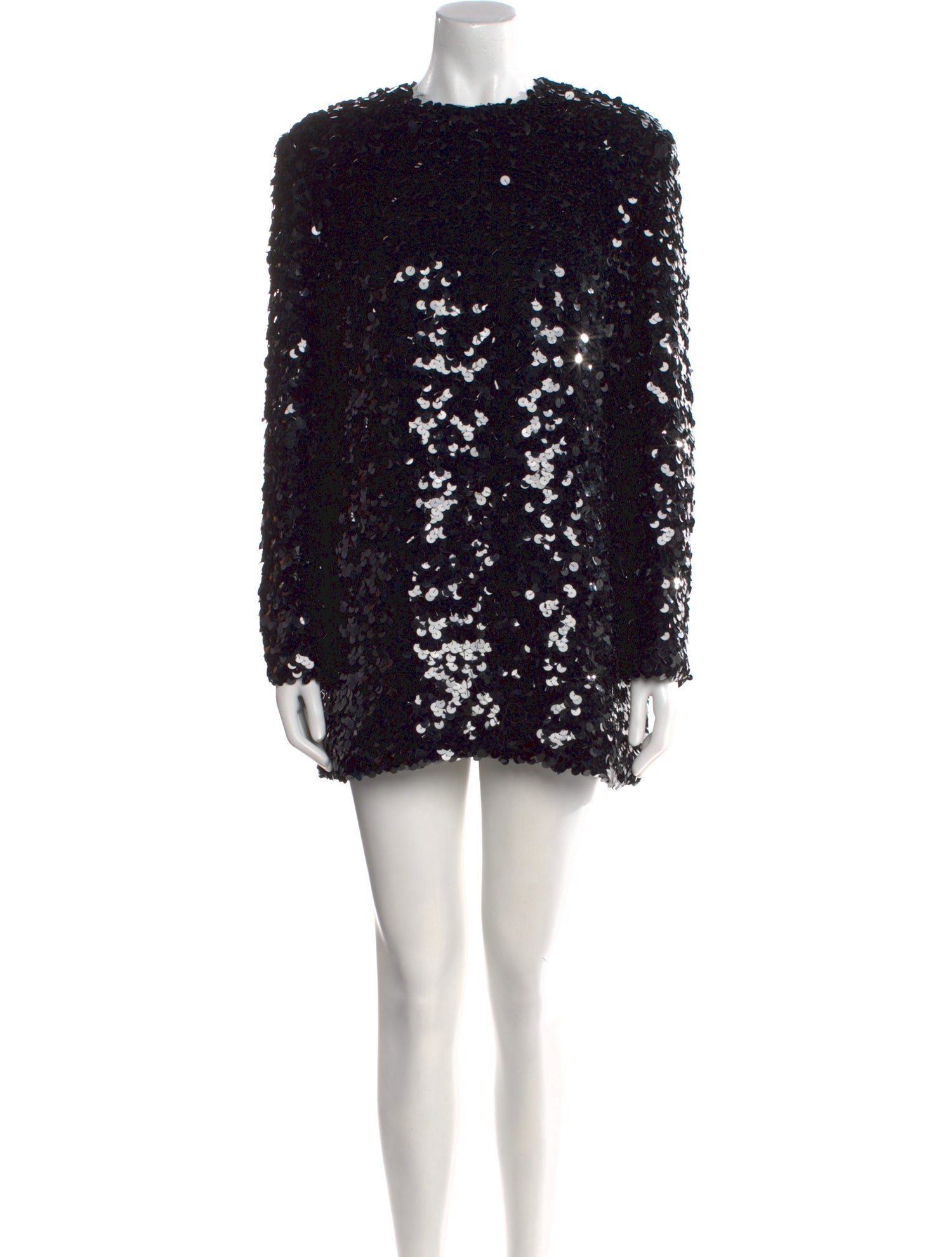 Adele Simpson Crew Neck Mini Dress