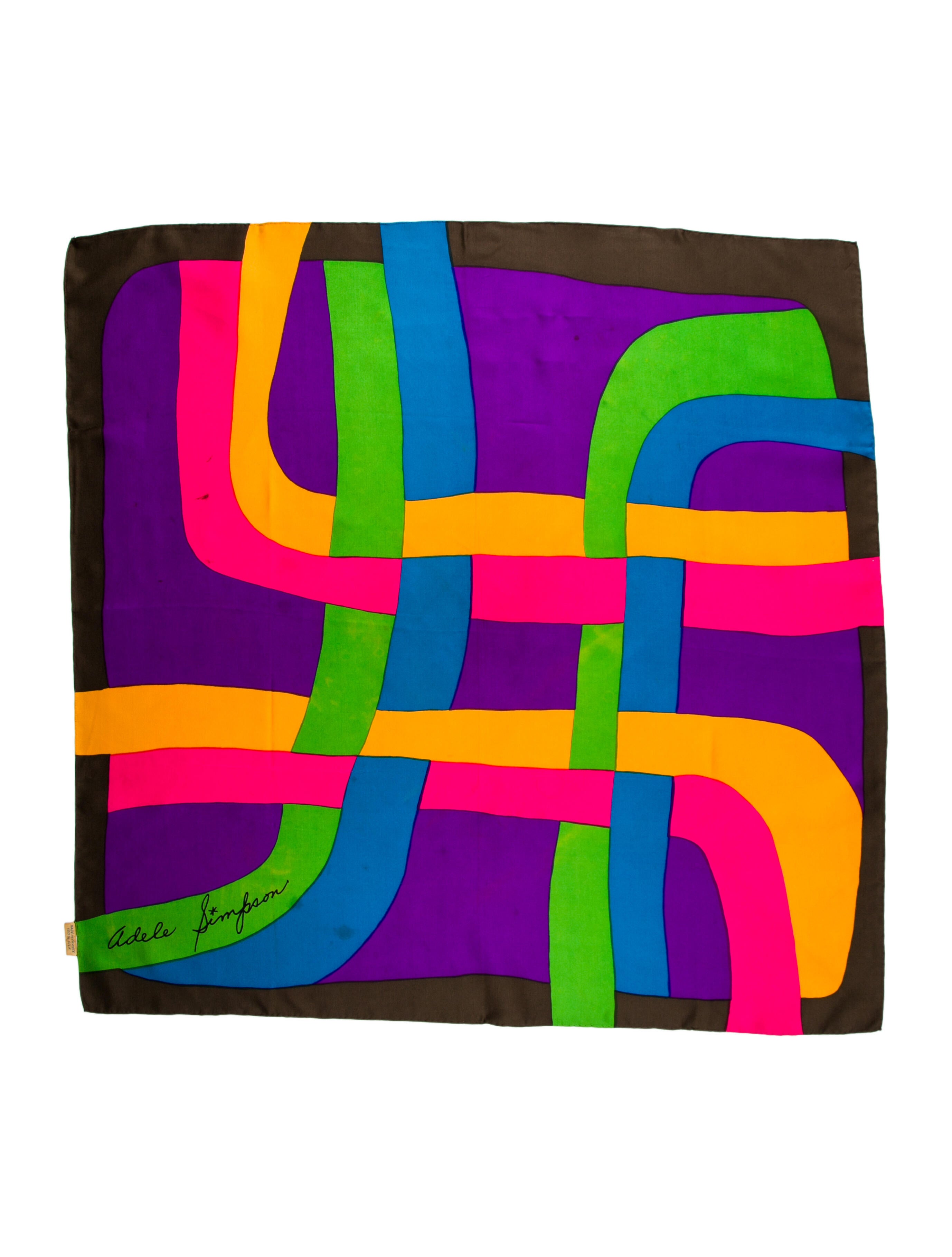 Adele Simpson Silk Printed Scarf