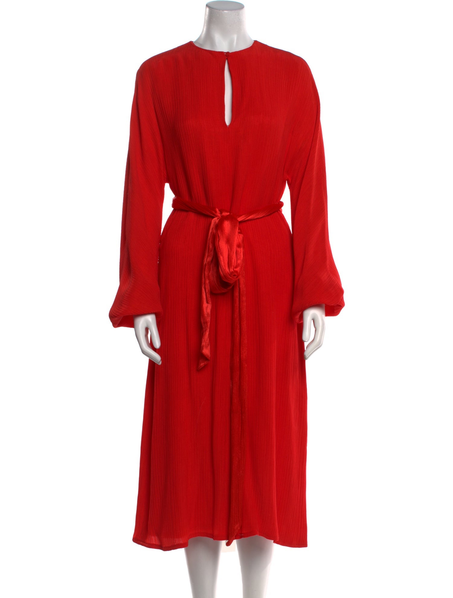 Adele Simpson Crew Neck Midi Length Dress