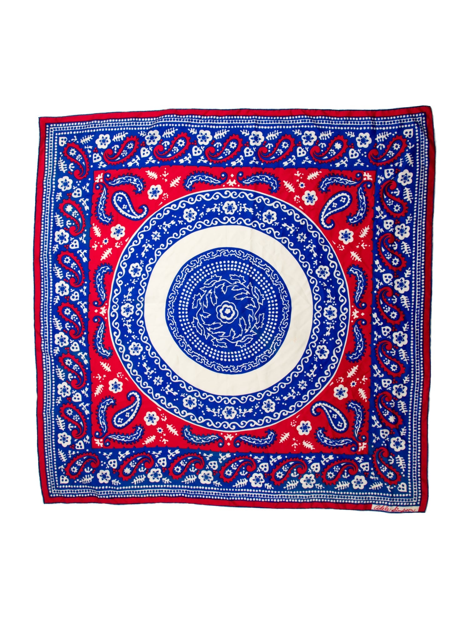 Adele Simpson Silk Printed Scarf