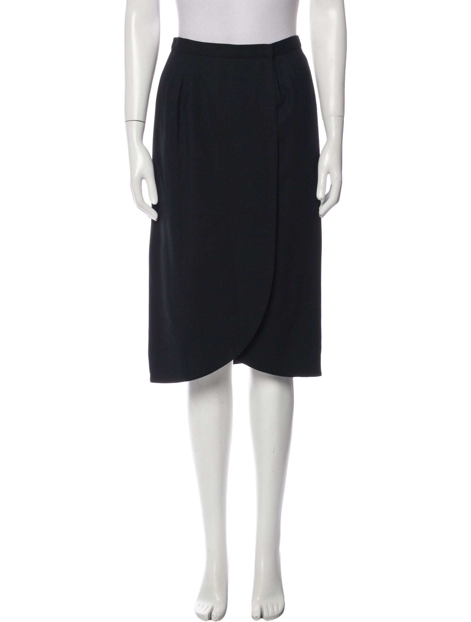 Adele Simpson Wool Knee-Length Skirt