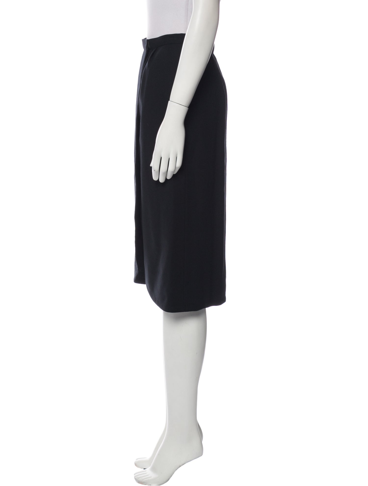Adele Simpson Wool Knee-Length Skirt