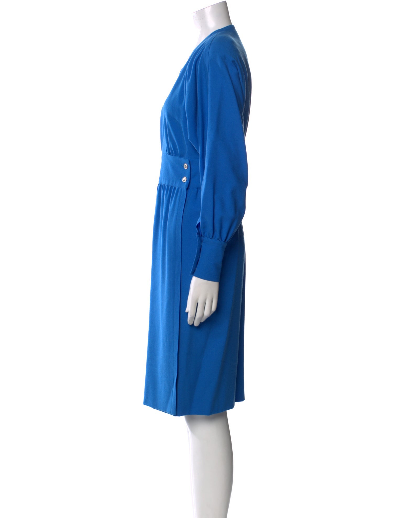 Adele Simpson Wool Knee-Length Dress