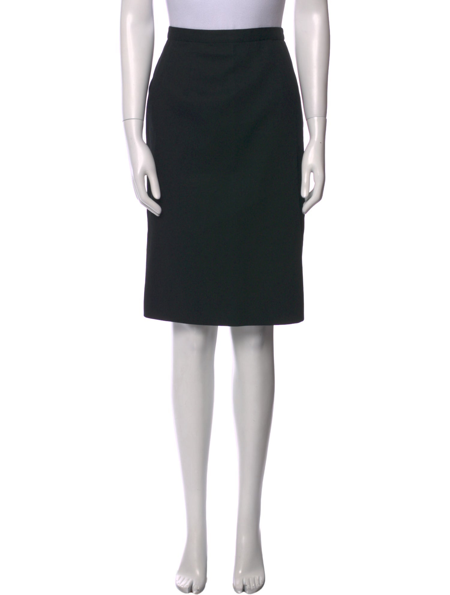 Adele Simpson Pleated Accents Knee-Length Skirt