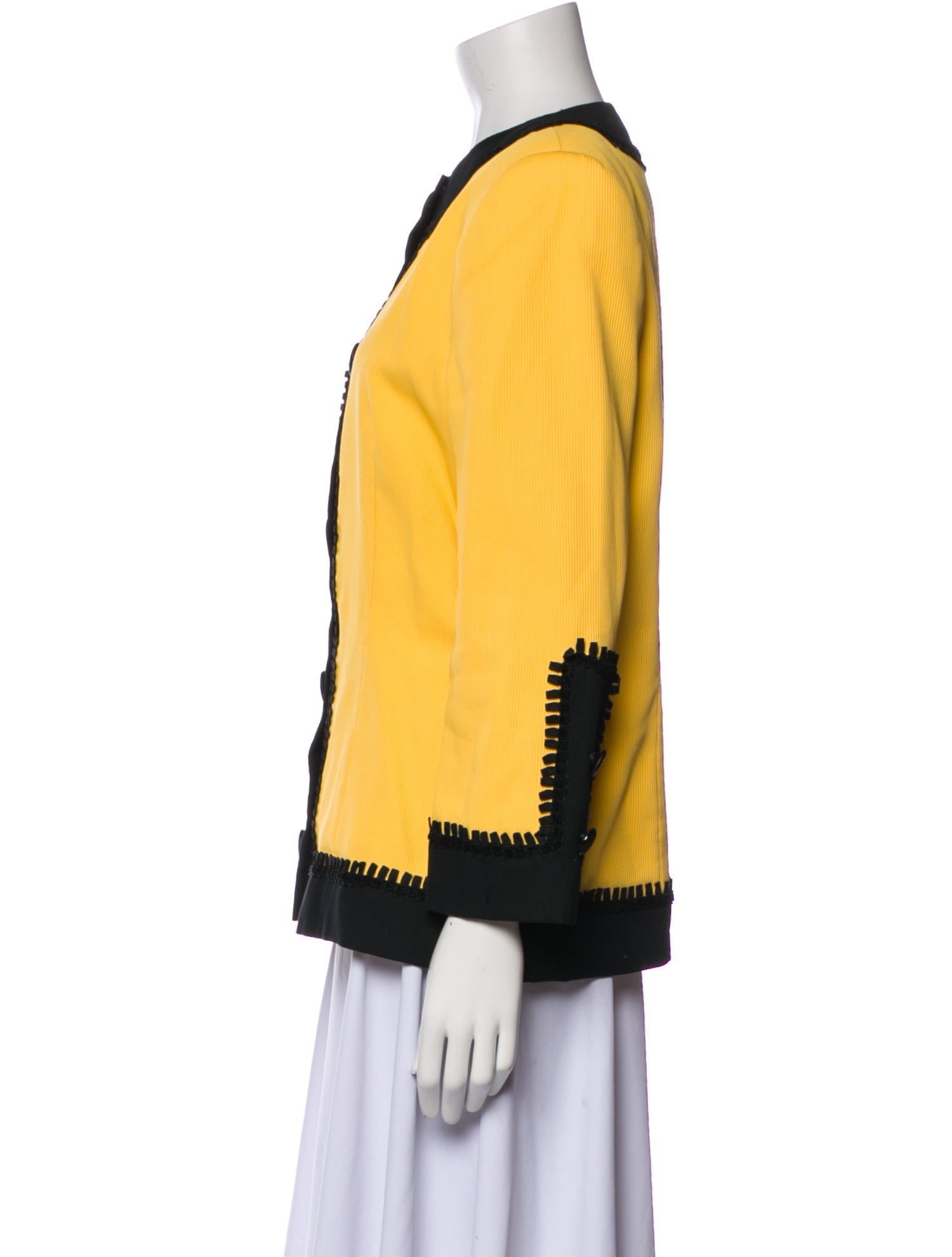 Adele Simpson 1990's Colorblock Pattern Evening Jacket