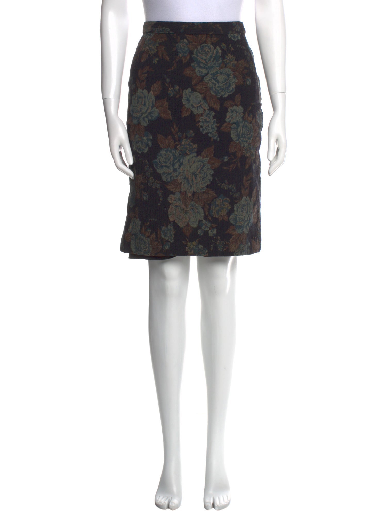 Adele Simpson Wool Knee-Length Skirt