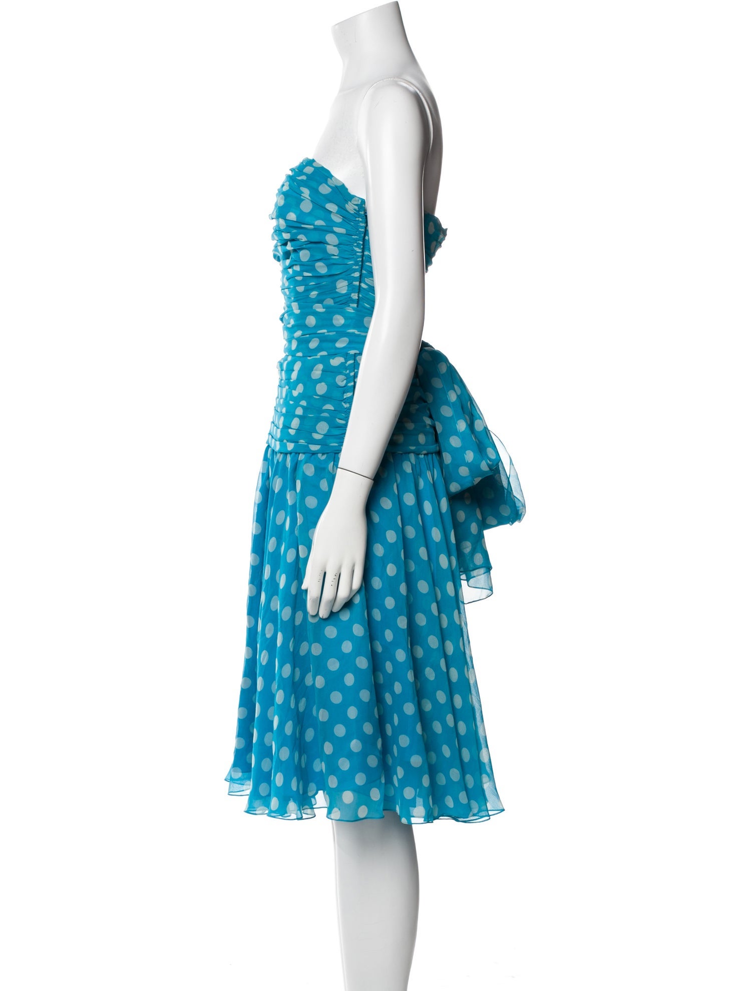 Adele Simpson Silk Knee-Length Dress