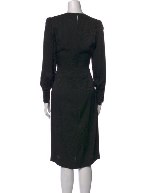 Adele Simpson Bateau Neckline Midi Length Dress