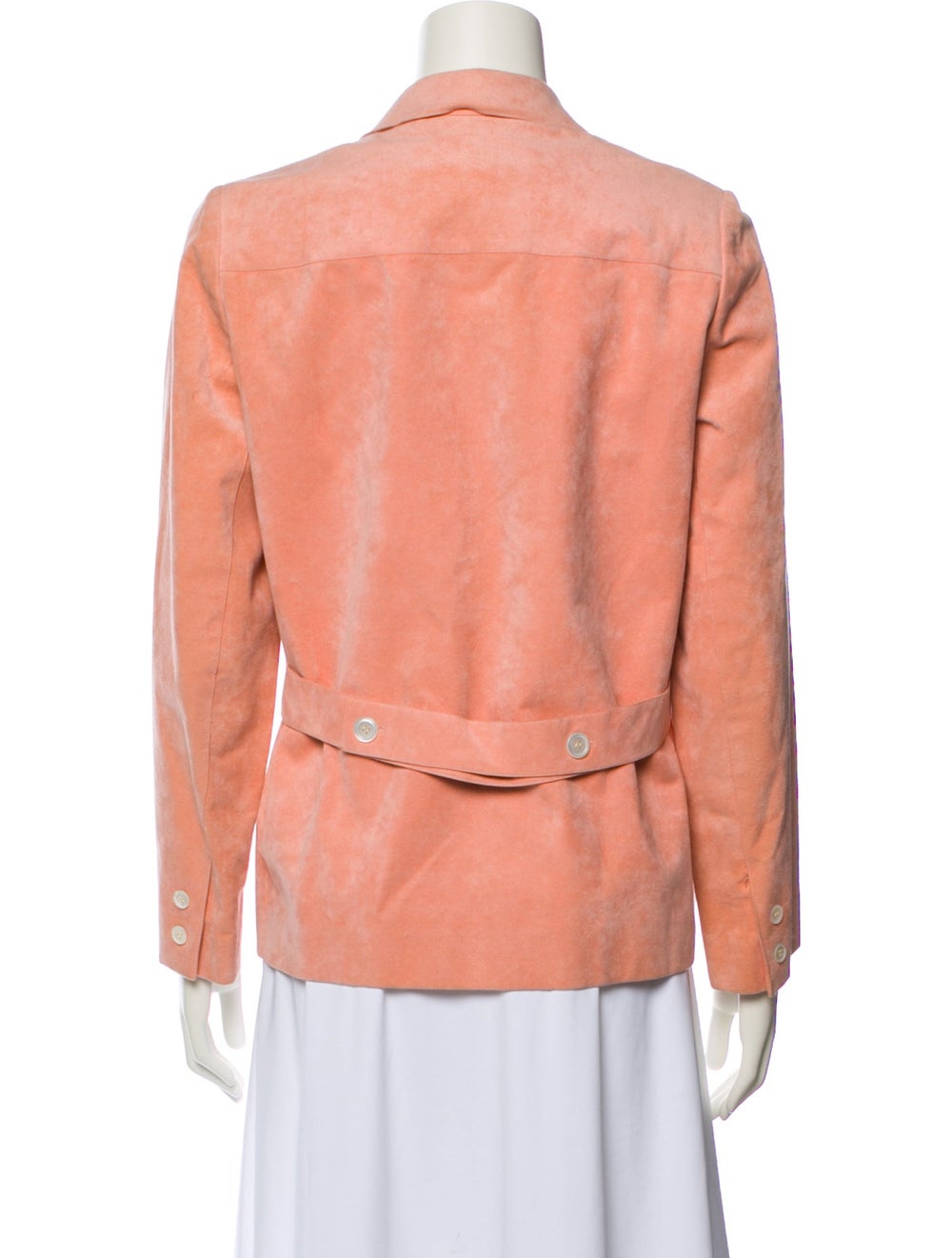 Adele Simpson Blazer Pink Pointed Collar - image 3