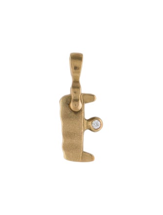 Alex Sepkus 18K Diamond Alphabet 'E' Pendant