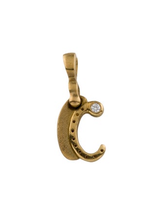 Alex Sepkus 18K Diamond Alphabet 'C' Pendant
