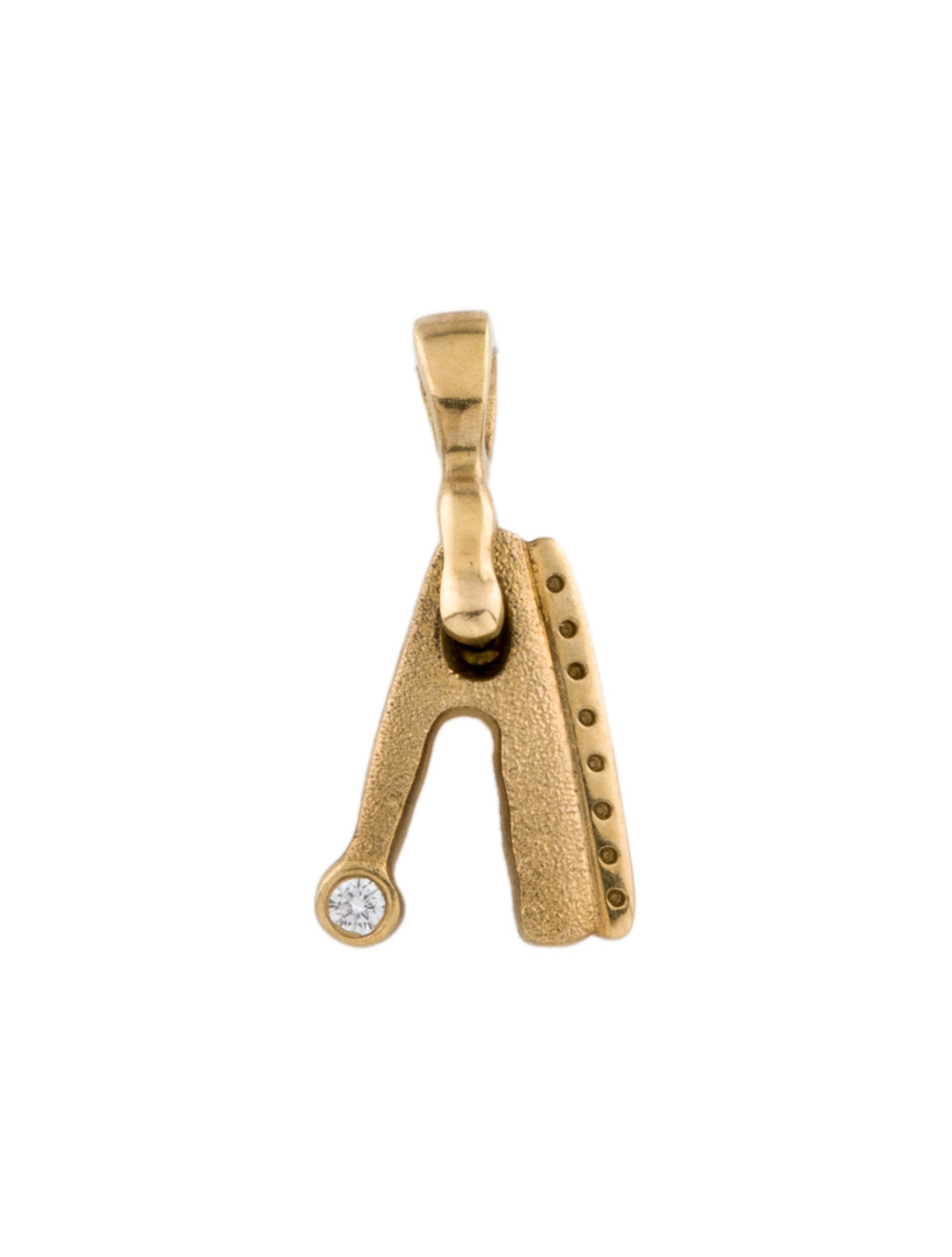 Alex Sepkus 18K Diamond Alphabet 'A' Pendant