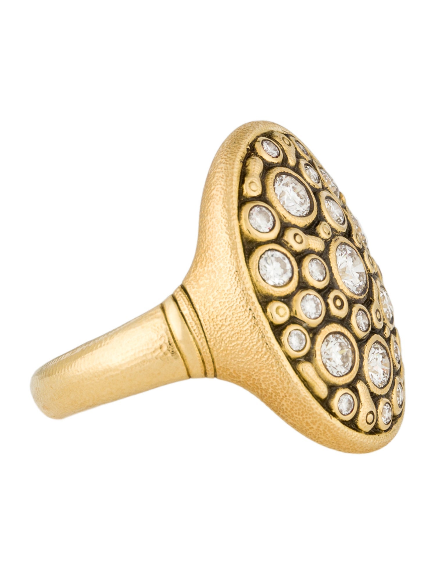 Alex Sepkus 18K Diamond Cocktail Ring