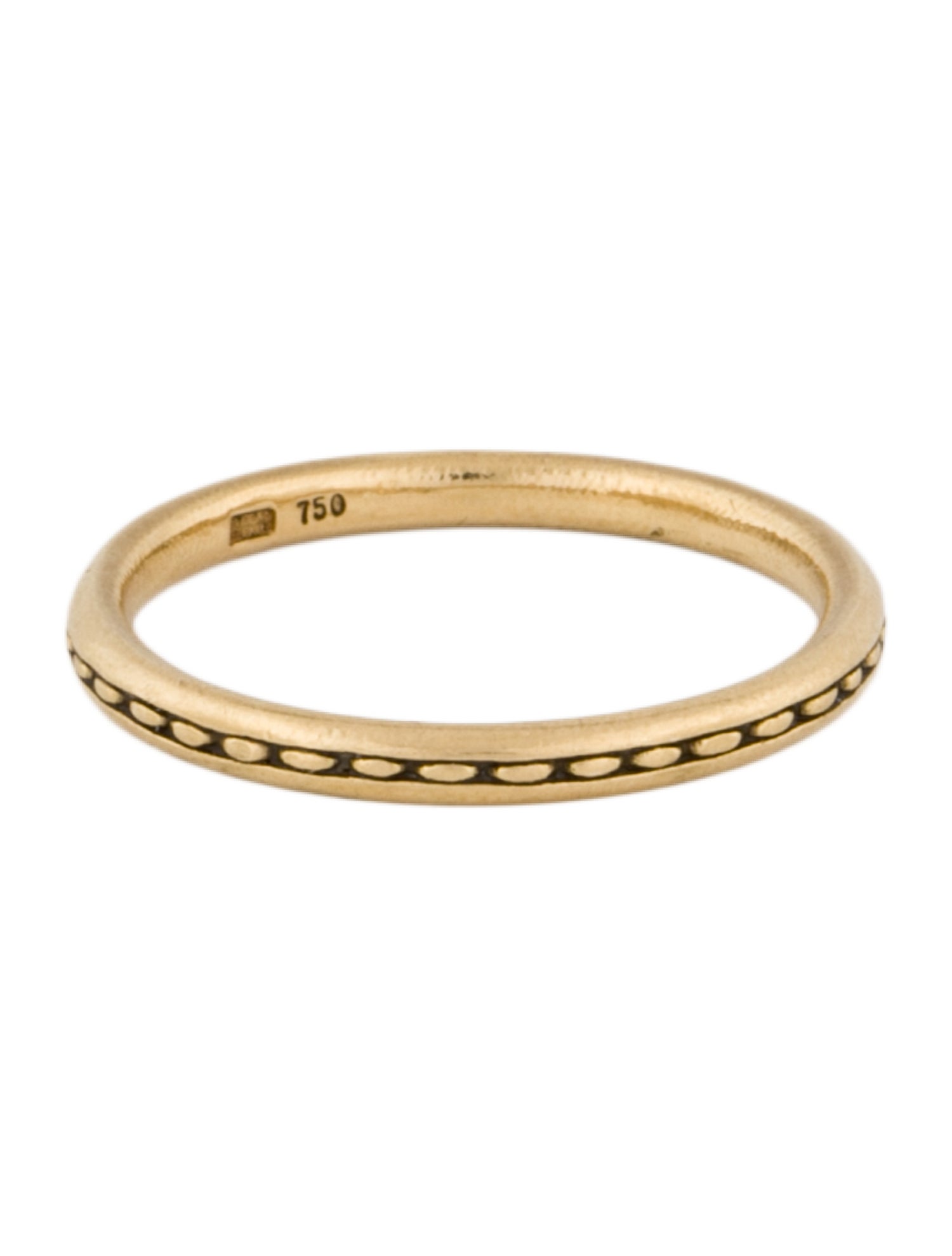 Alex Sepkus 18K Single Dash Band