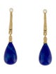 Alex Sepkus 18K Lapis Lazuli & Diamond Sticks & Stones Drop Earrings
