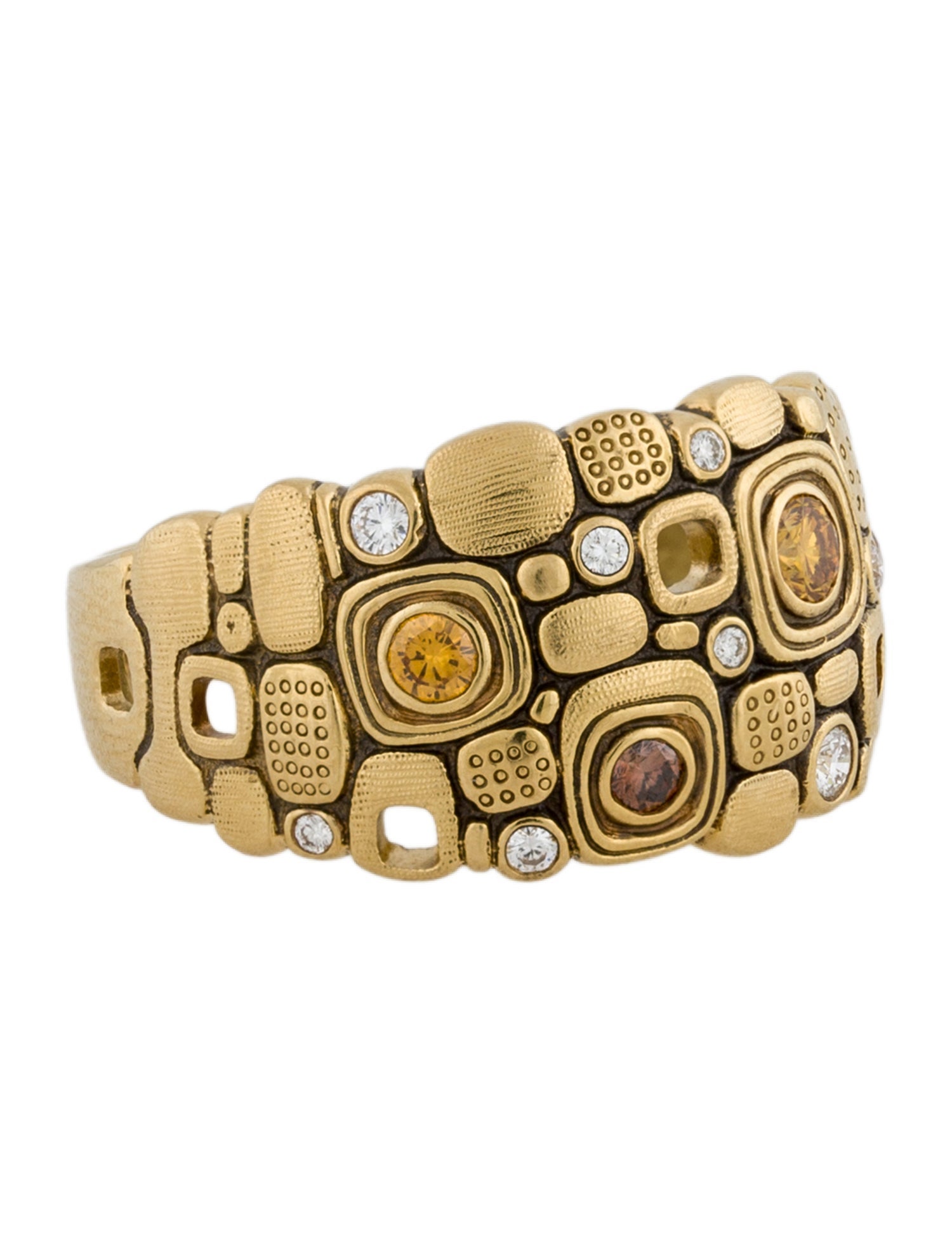 Alex Sepkus 18K Diamond Little Windows Band