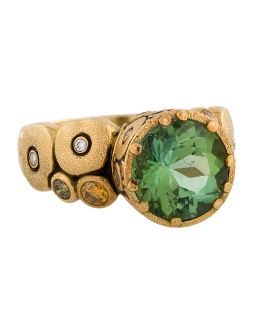 Alex Sepkus 18K Tourmaline & Diamond Orchard Ring