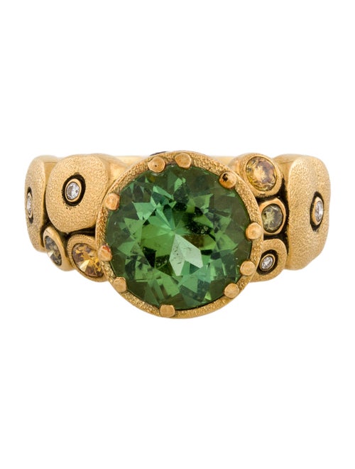 Alex Sepkus 18K Tourmaline & Diamond Orchard Ring