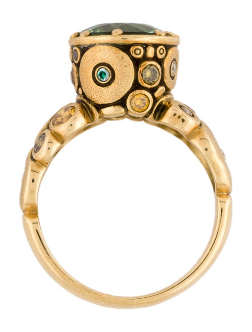 Alex Sepkus 18K Tourmaline & Diamond Orchard Ring