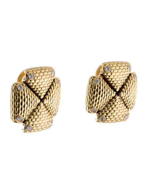 Alex Sepkus 18K Diamond Clip-On Earrings