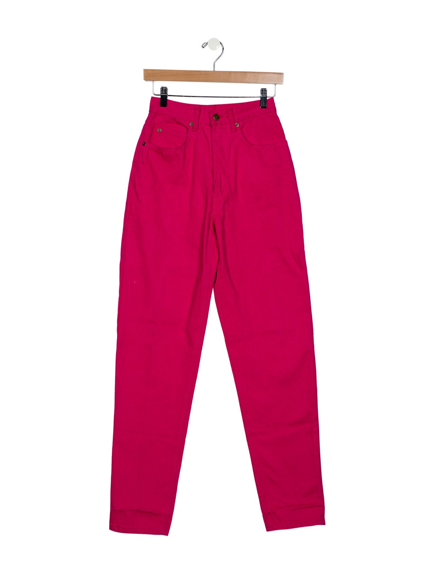 Alfred Sung High-Rise Straight Leg Jeans