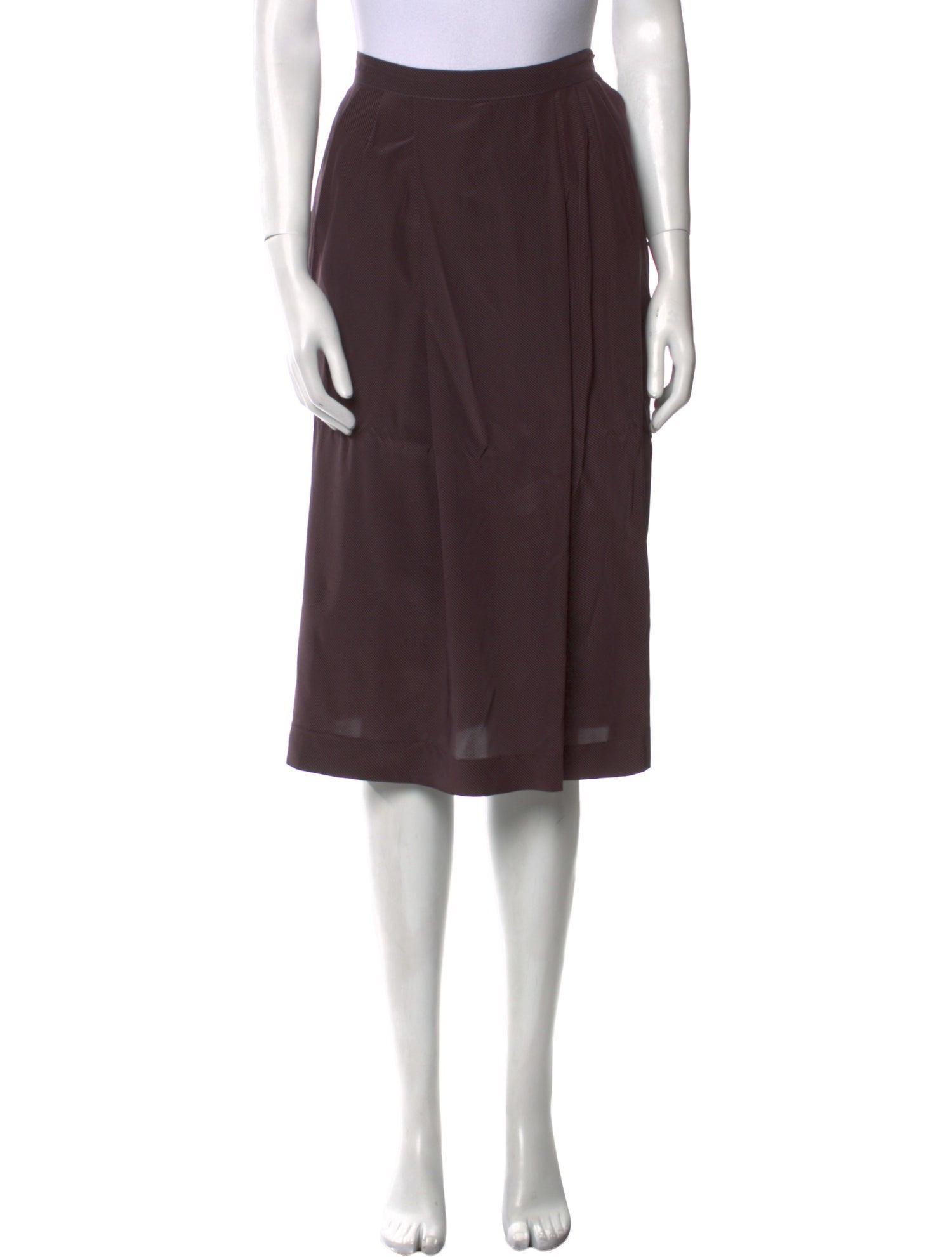 Alfred Sung Silk Knee-Length Skirt