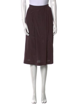 Alfred Sung Silk Knee-Length Skirt