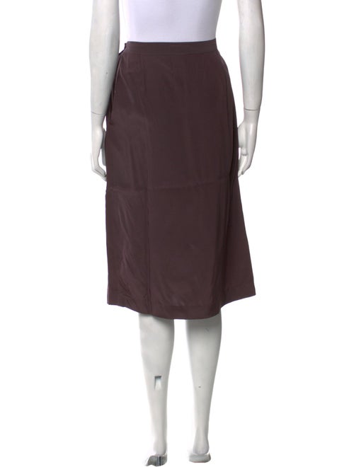 Alfred Sung Silk Knee-Length Skirt
