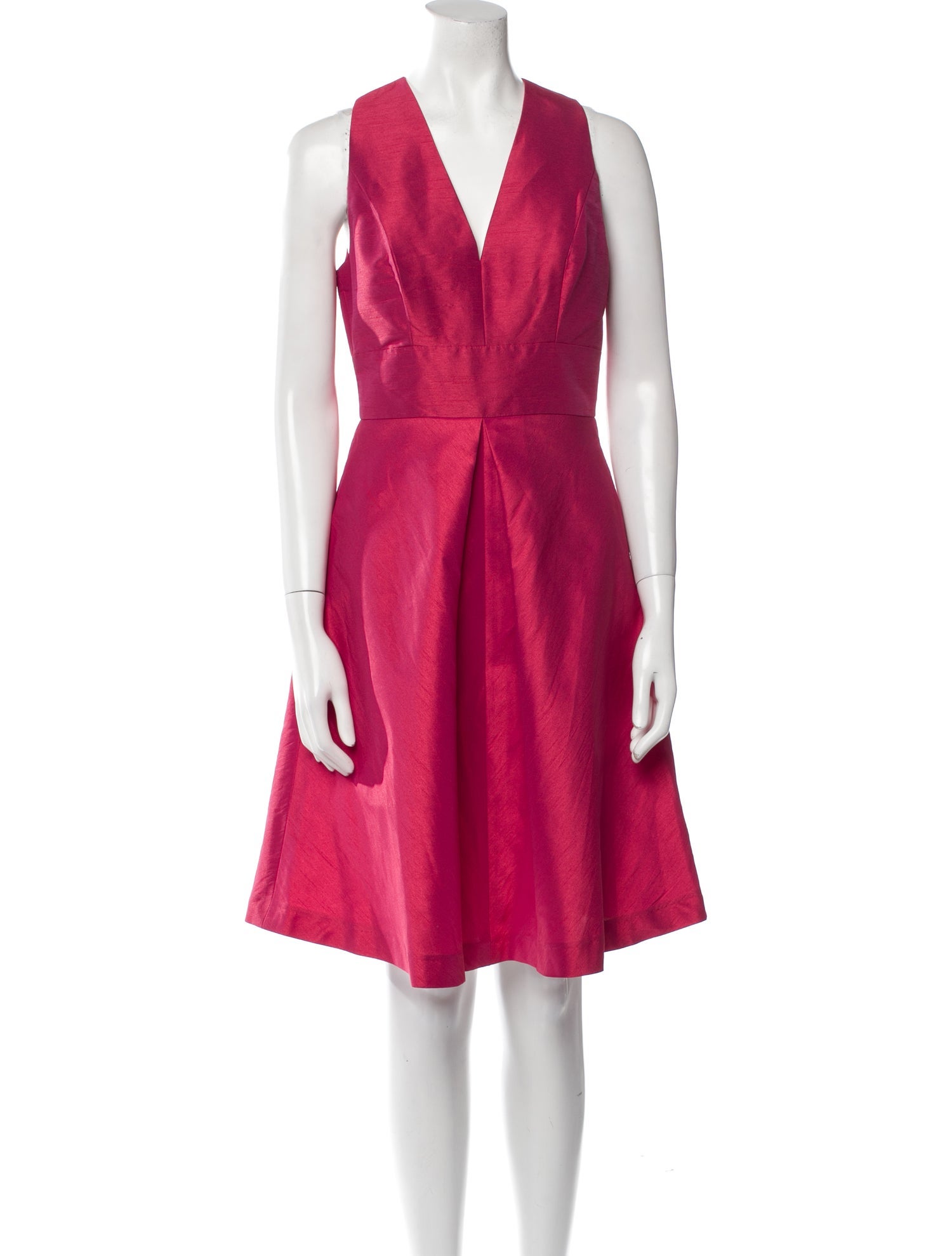 Alfred Sung V-Neck Knee-Length Dress w/ Tags