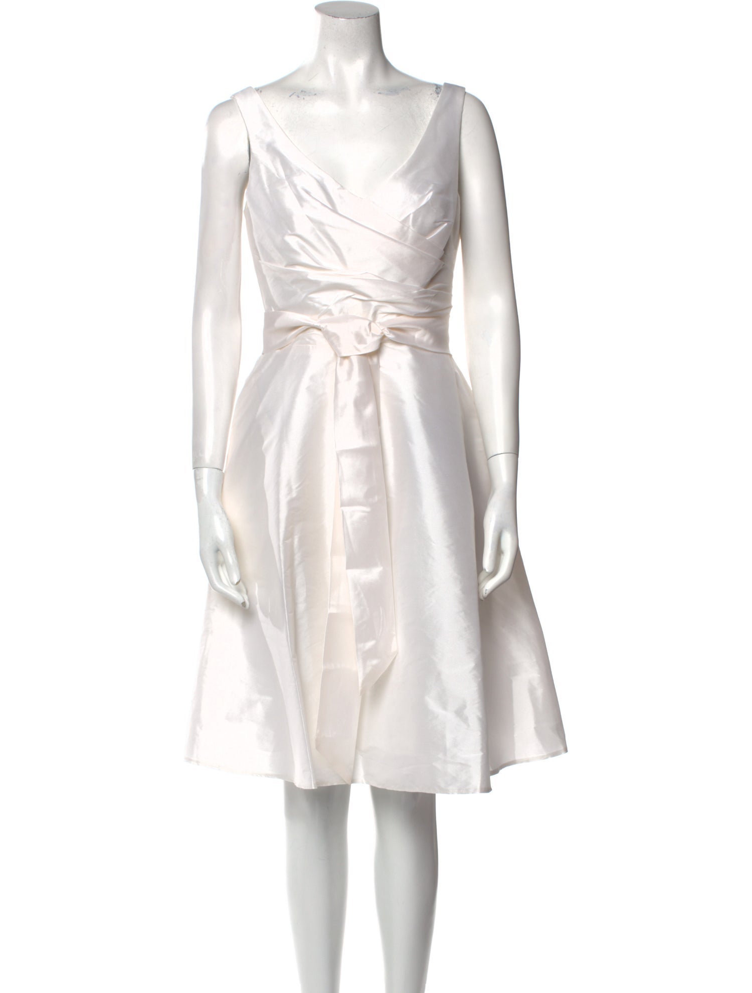 Alfred Sung V-Neck Knee-Length Dress w/ Tags