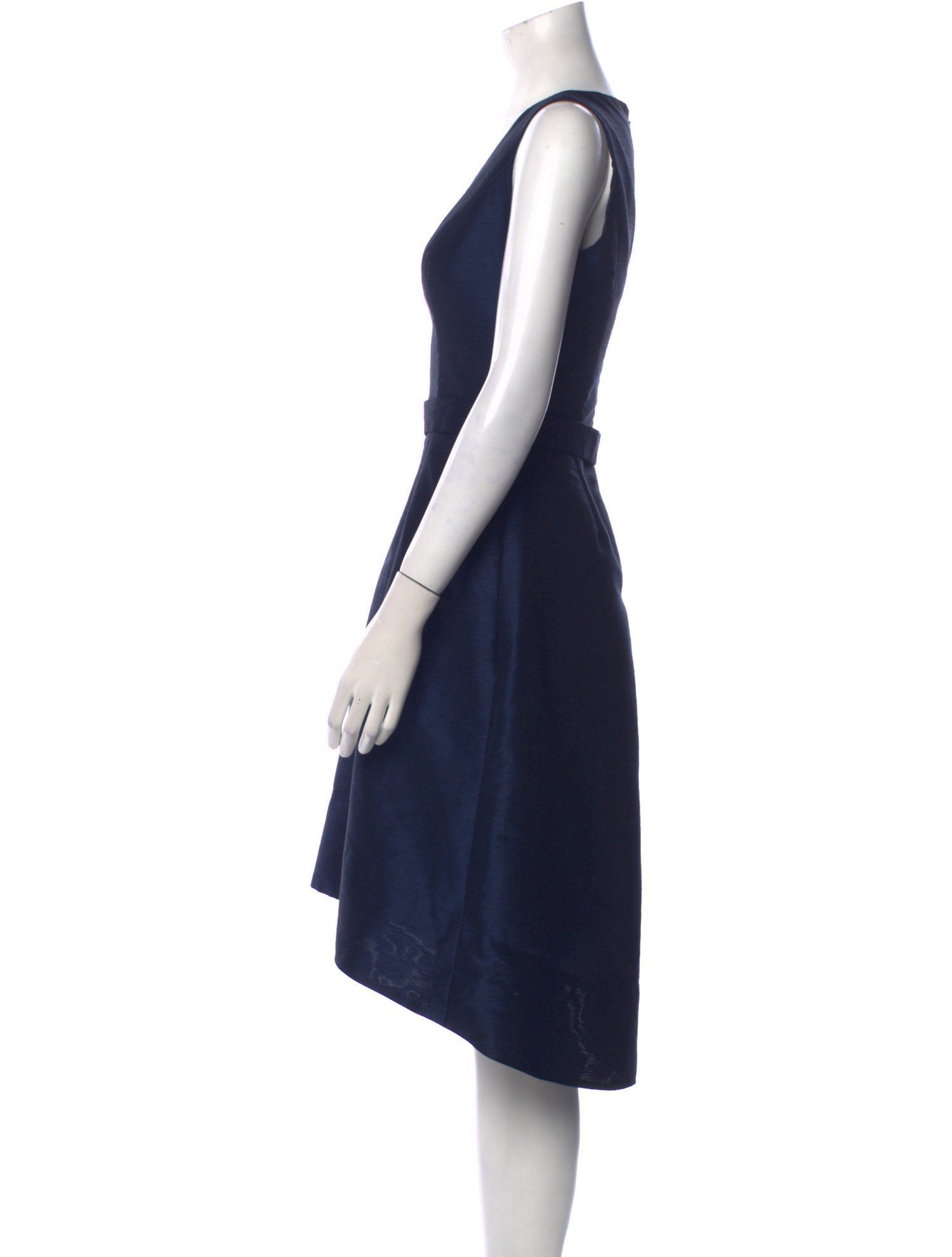 Alfred Sung V-Neck Midi Length Dress