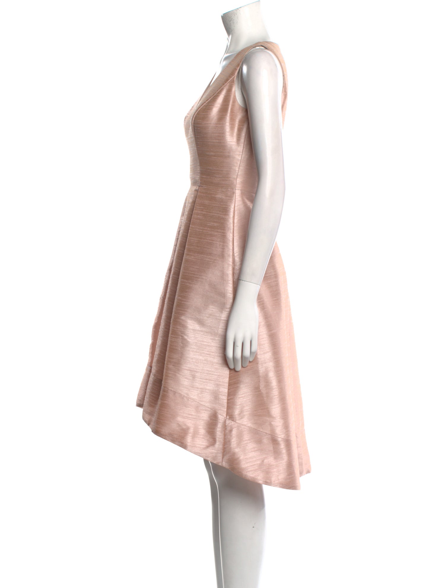 Alfred Sung V-Neck Knee-Length Dress