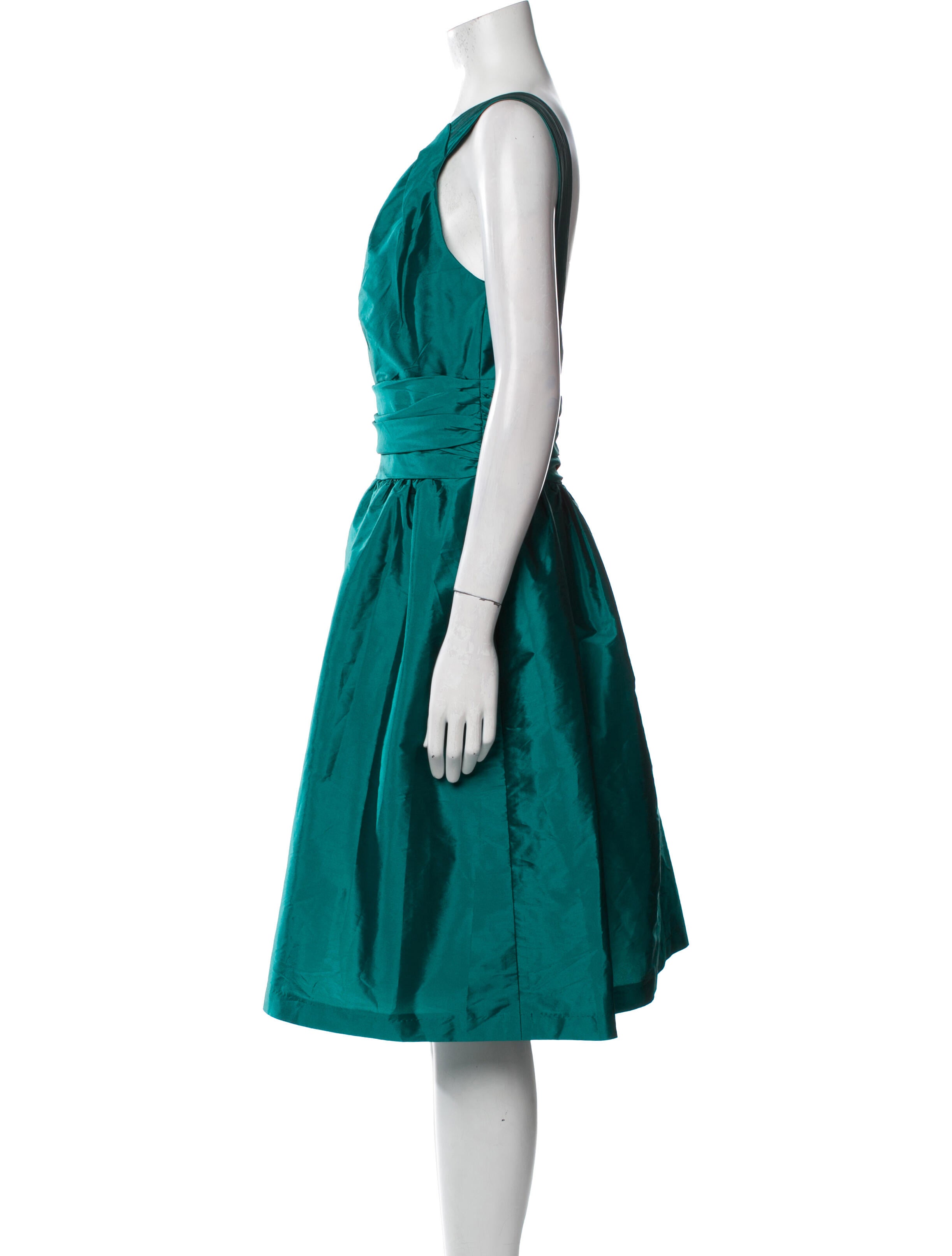 Alfred Sung Scoop Neck Knee-Length Dress w/ Tags