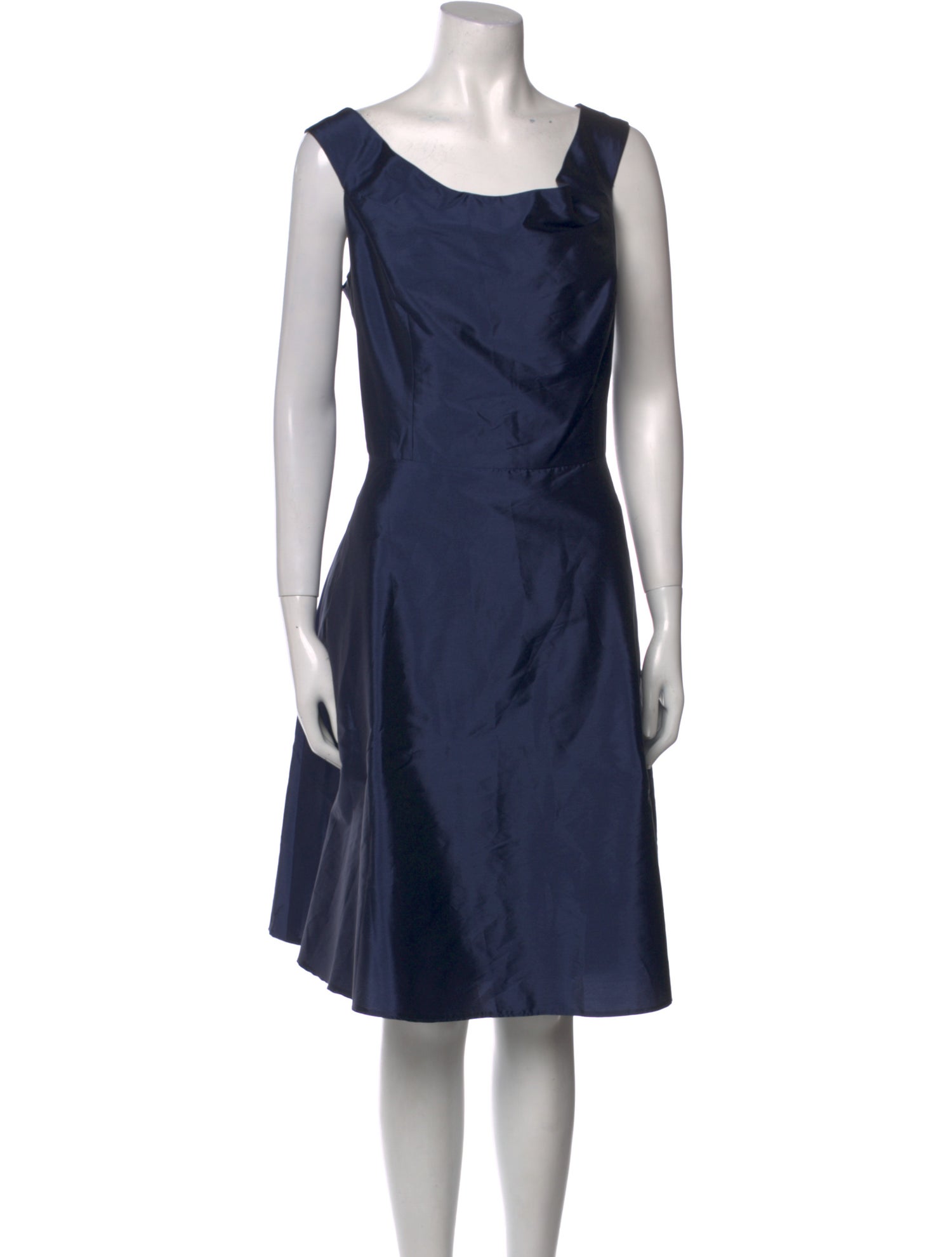 Alfred Sung Square Neckline Knee-Length Dress w/ Tags
