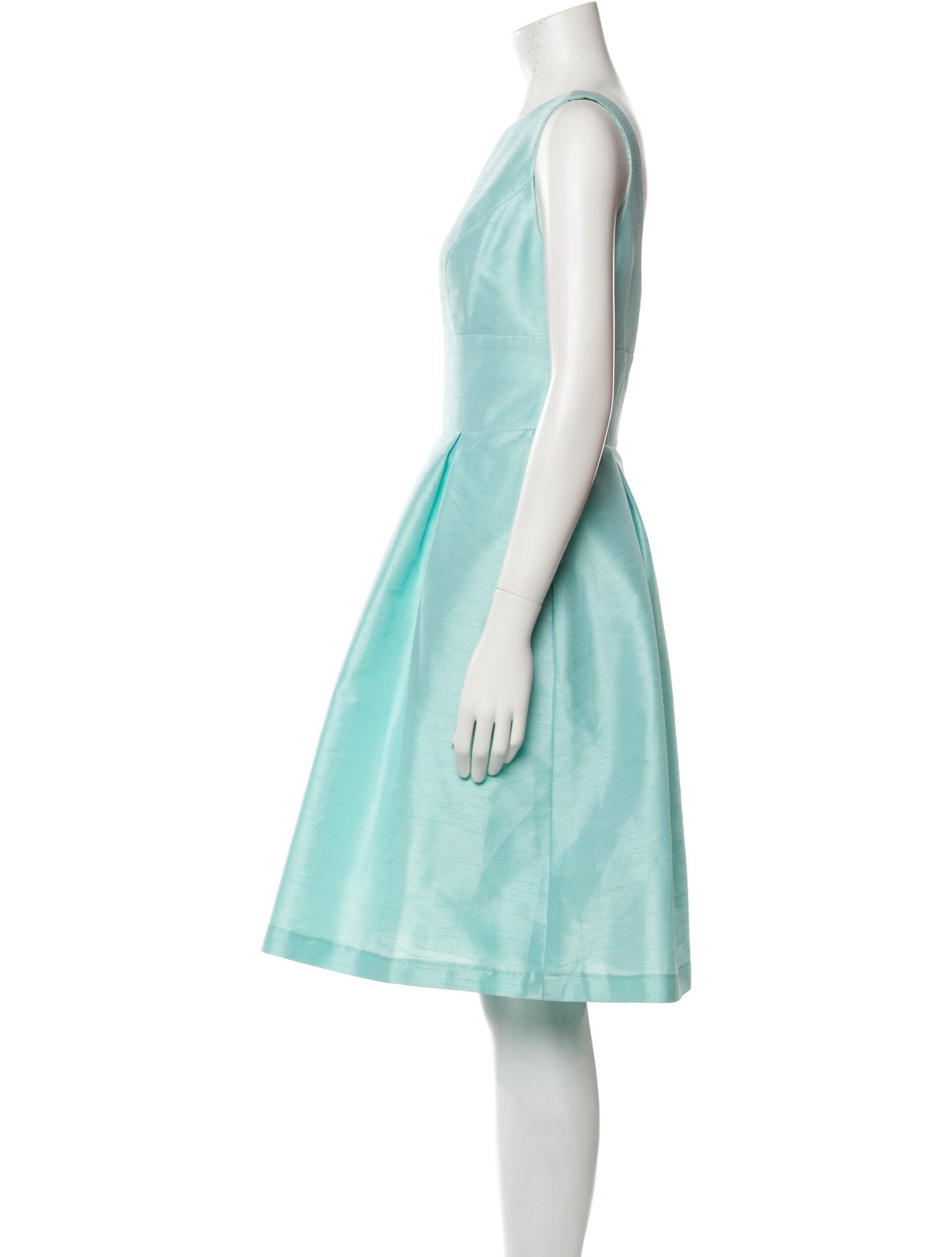 Alfred Sung Bateau Neckline Knee-Length Dress