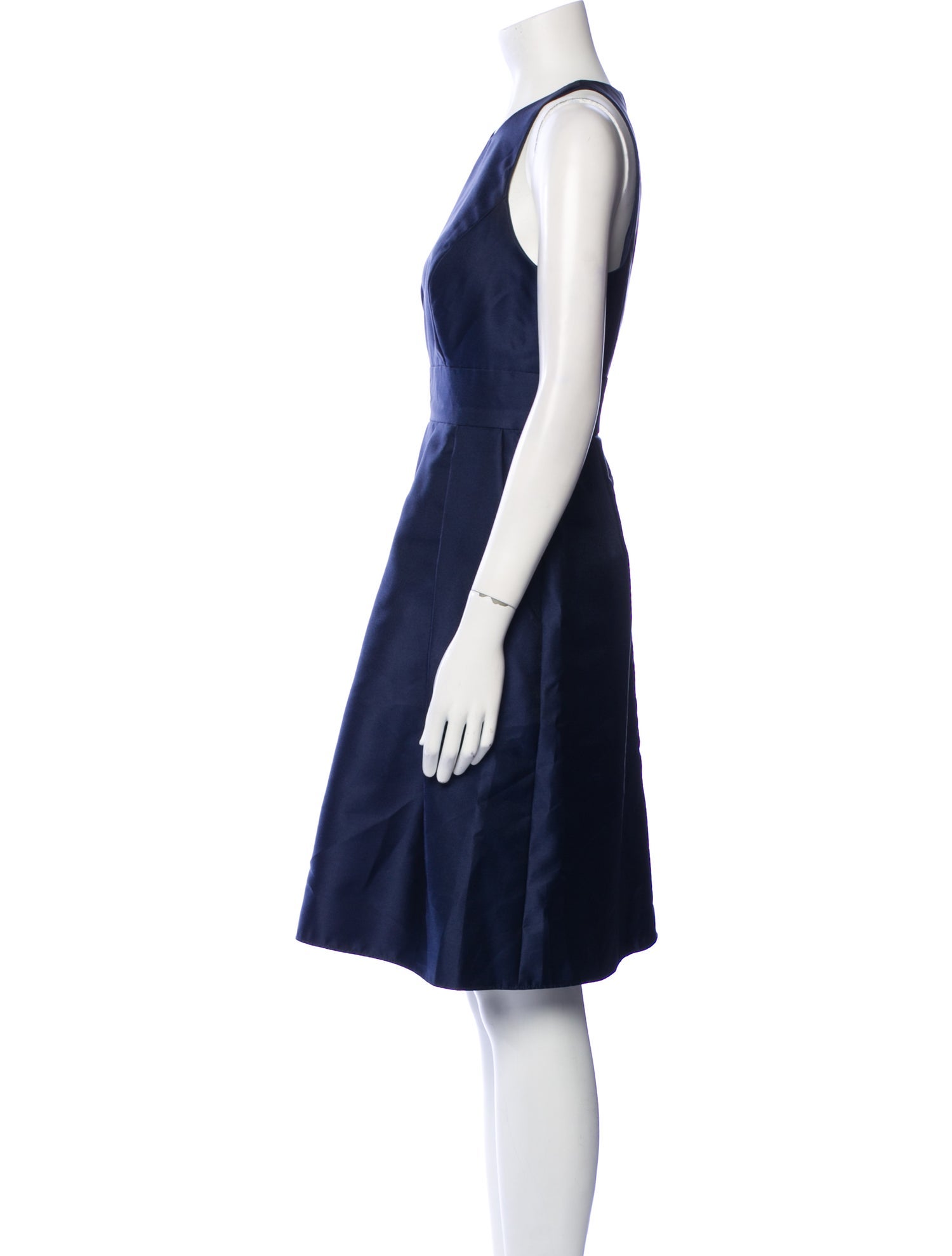 Alfred Sung Crew Neck Knee-Length Dress