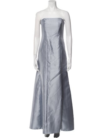 Alfred Sung Strapless Long Dress
