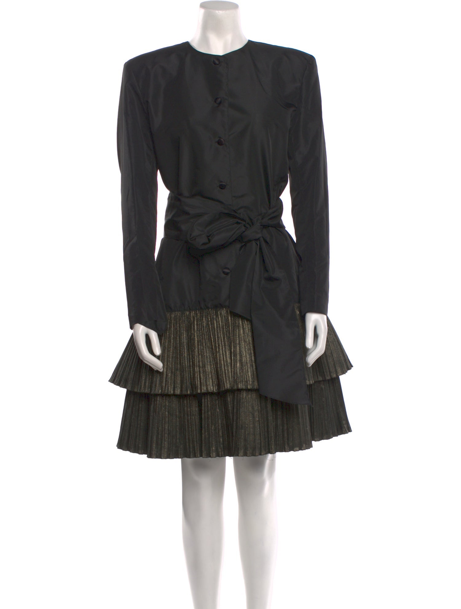 Alfred Sung Crew Neck Knee-Length Dress