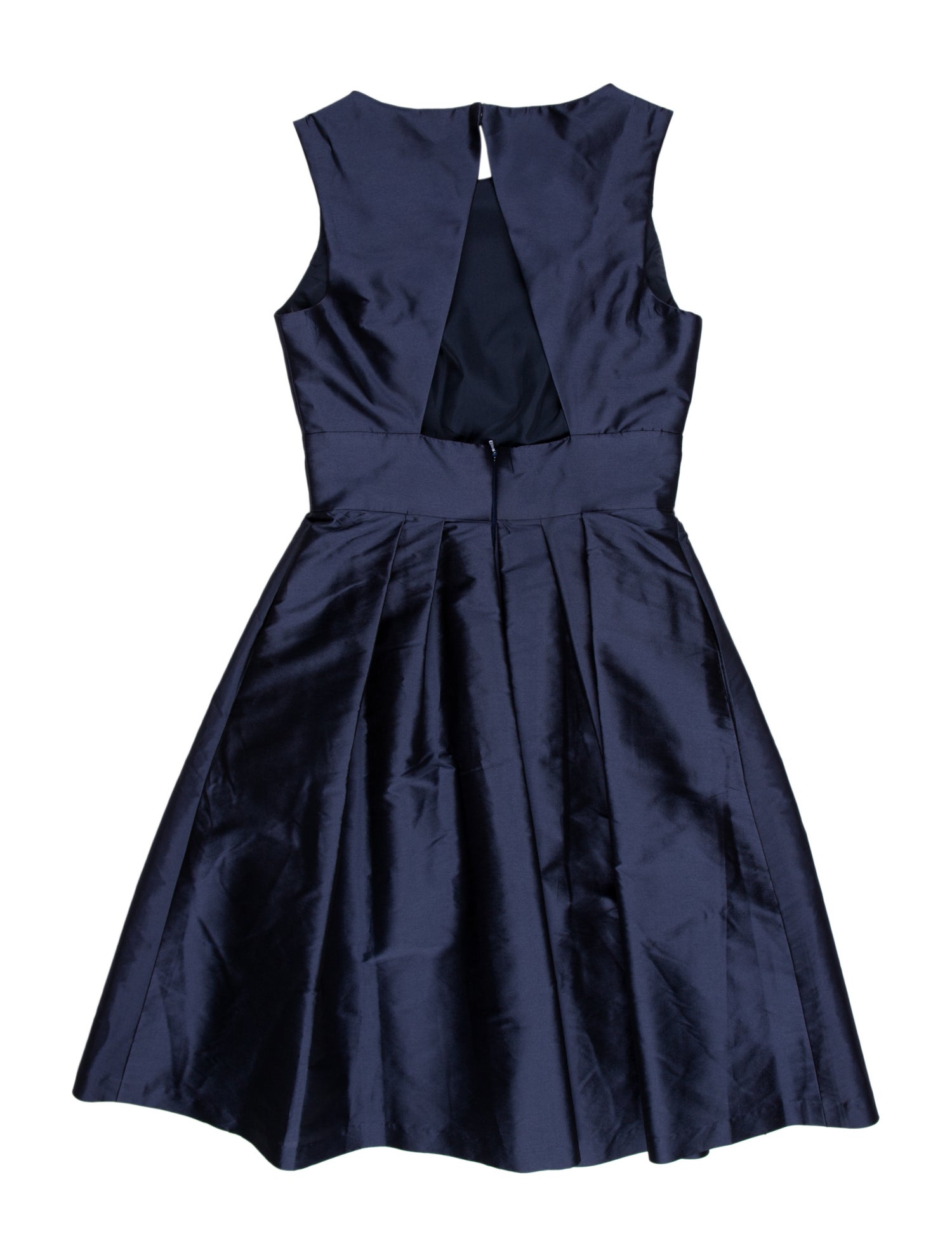 Alfred Sung Bateau Neckline Mini Dress