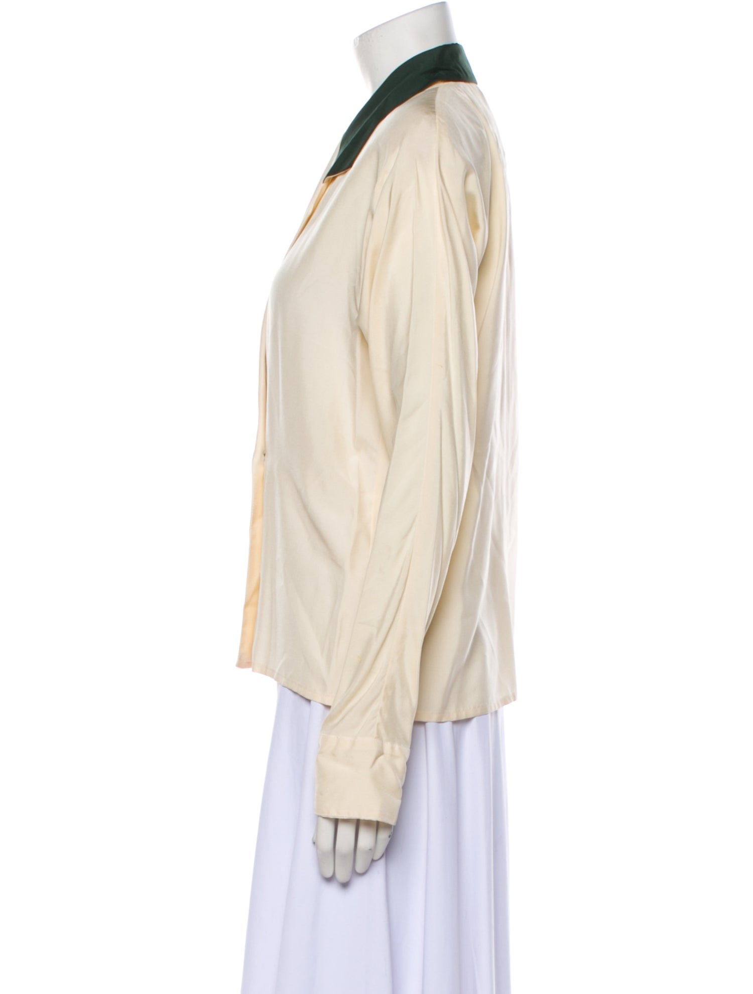 Alfred Sung Silk Colorblock Pattern Vest