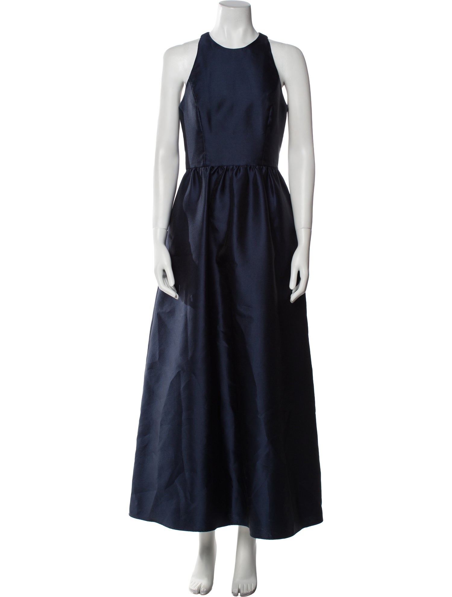 Alfred Sung Crew Neck Long Dress