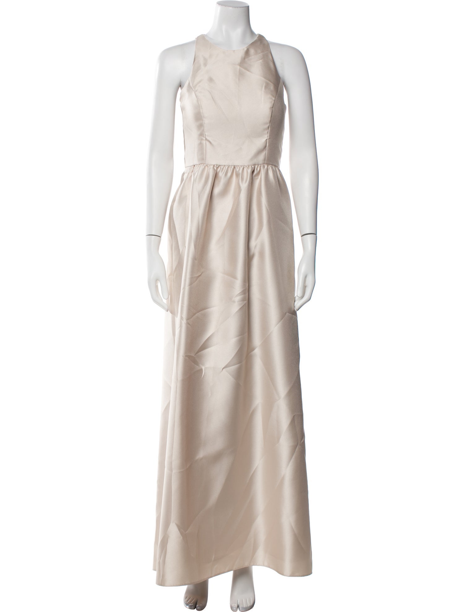 Alfred Sung Crew Neck Long Dress